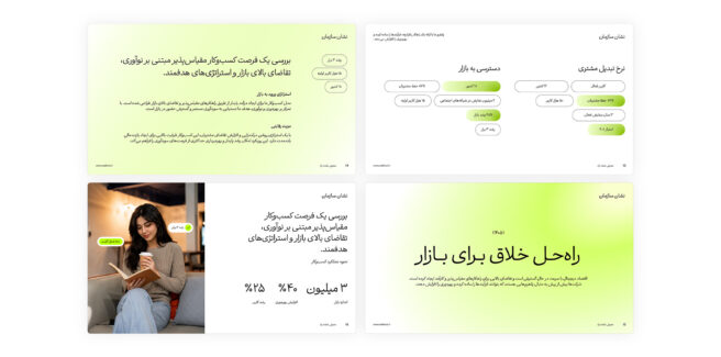 قالب ارائه و پرزنتیشن طرح توسعه کسب و کار – پیچ دک